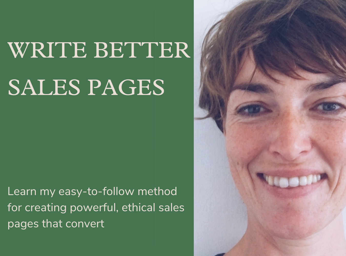 Write better sales pages